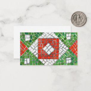 HOLIDAY MOSAIC 3.5x2 Flachbildschirm / Horizontal Mitteilungskarte
