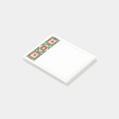 HOLIDAY MOSAIC 4x3 Post It Notepad Post-it Klebezettel (angewinkelt)