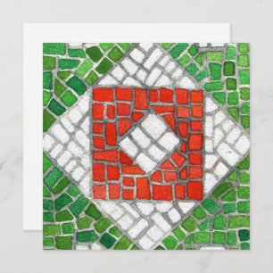 HOLIDAY MOSAIC 5,25 Square Flat Card Feiertagskarte
