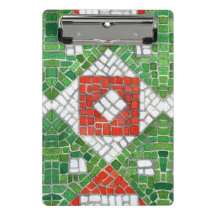 HOLIDAY MOSAIC Mini-Zwischenablage Mini Klemmbrett