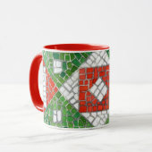 HOLIDAY MOSAIC Red Combo Tasse (Vorderseite Links)