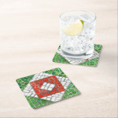 HOLIDAY MOSAIC Square Paper Untersetzer (Vor Ort)