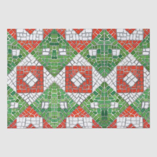 HOLIDAY MOSAIC Tissue Seidenpapier (Vorderseite)