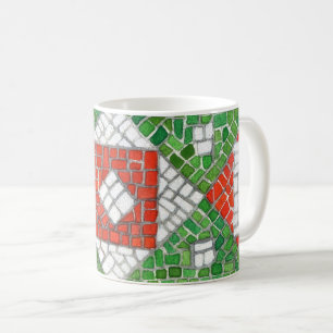 HOLIDAY MOSAIC White Tasse