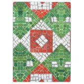 HOLIDAY MOSAIC-Zwischenablage Klemmbrett (Rückseite)