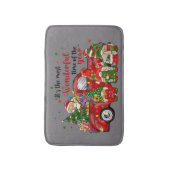 Holiday Most Wonderful Time Of The Year Badematte (Vorderseite Vertikal)