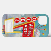 Holiday Motel Sign Case-Mate iPhone Hülle (Rückseite (Horizontal))