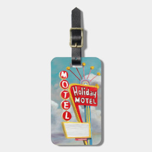 Holiday Motel Sign Gepäckanhänger