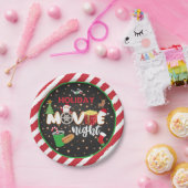 Holiday Movie Night Plate Pappteller (Party)