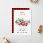 Holiday Moving Red Truck Neue Ankündigung (Vorderseite/Rückseite Beispiel)