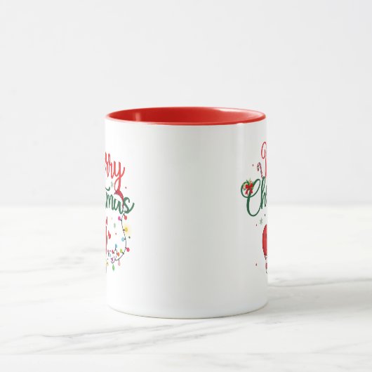 Holiday Mug with Heart and Lights Tasse (Zentrum)