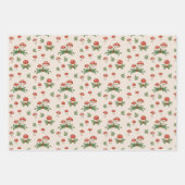 Holiday Mushrooms Geschenkpapier Set (Vorderseite 3)