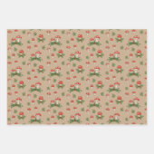 Holiday Mushrooms Geschenkpapier Set (Vorderseite)