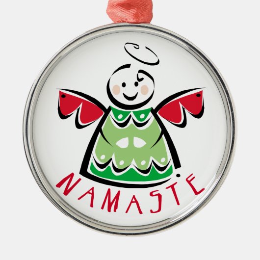 Holiday Namaste Angel Ornament (Vorne)