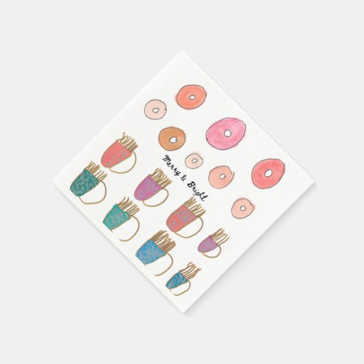 Holiday napkins serviette (Ecke)