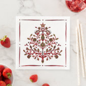 Holiday Napkins Weihnachtsbaum skandinavisch Serviette (Beispiel)