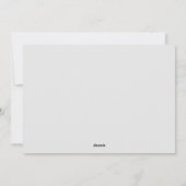 Holiday Navy, die Ankündigung der Beförderung (Rückseite)