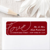 Holiday New Liebe Address Label (Insitu)
