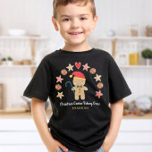 Holiday Niedlich Gingerbrot Boy Cookie Backen Crew T-Shirt