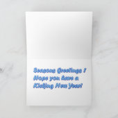 Holiday Ninja Elves Grußkarte Feiertagskarte (Innenseite)