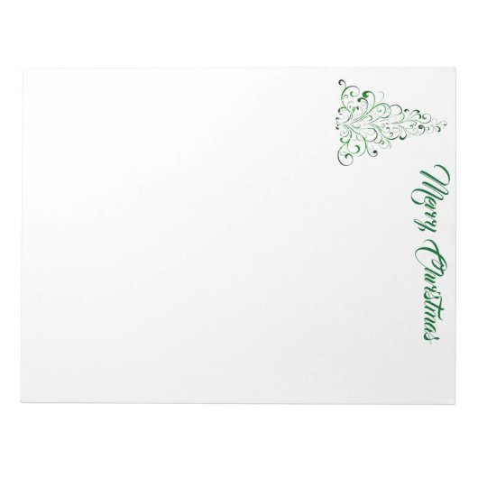 Holiday Notepad Extravagante Struktur Notizblock (Vorderseite)