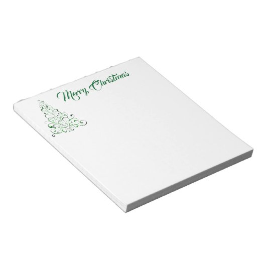 Holiday Notepad Extravagante Struktur Notizblock (angewinkelt)
