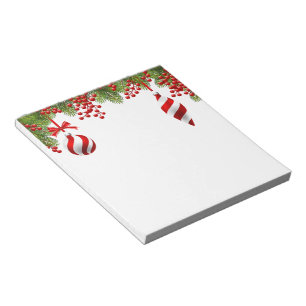 Holiday Notepad-Fir Bough Ornaments Notizblock