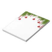 Holiday Notepad-Fir Bough Ornaments Notizblock (Rotiert)