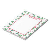 Holiday Notepad Holly Notizblock (Rotiert)