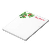 Holiday Notepad-Holly Notizblock (Rotiert)