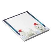 Holiday Notepad-Polar-Bären Notizblock (angewinkelt)