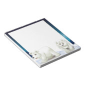 Holiday Notepad-Polar-Bären Notizblock (angewinkelt)