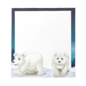 Holiday Notepad-Polar-Bären Notizblock (Vorderseite)