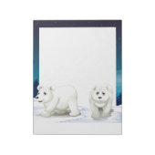 Holiday Notepad-Polar-Bären Notizblock (Rotiert)
