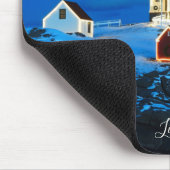 Holiday Nubble Lighthouse Mousepad (Ecke)