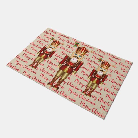 Holiday Nutcracker Doormat Fußmatte (Schrägansicht)