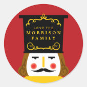 Holiday Nutcracker Envelope Closure Sticker (Vorderseite)