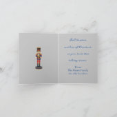 Holiday Nutcracker Feiertagskarte (Innenseite)