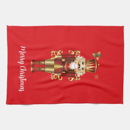 Holiday Nutcracker Geschirrtuch (Horizontal)