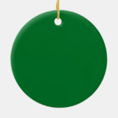 Holiday Nutcracker Keramik Ornament (Hinten)