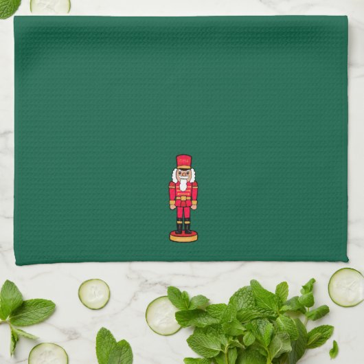 Holiday Nutcracker Kitchen Towel Geschirrtuch (Gefaltet)