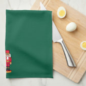 Holiday Nutcracker Kitchen Towel Geschirrtuch (Viertel Falte)