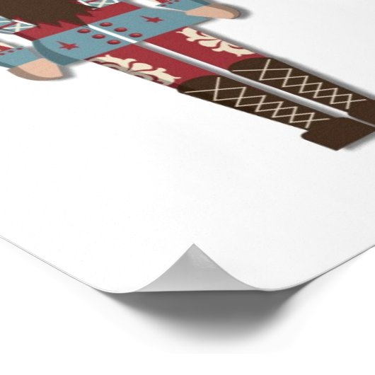 Holiday Nutcracker Lasse Go Nuts Poster (Ecke)