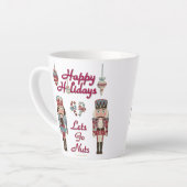 Holiday Nutcracker Lasse Nuts Latte Tasse (Linke Ecke)
