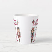 Holiday Nutcracker Lasse Nuts Latte Tasse (Vorderseite)