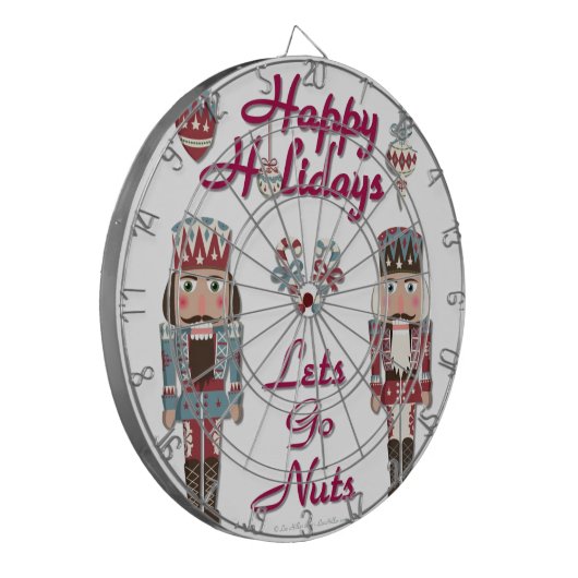 Holiday Nutcracker Lets Go Nuts Dartscheibe (Vorderseite Links)
