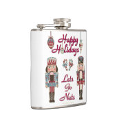 Holiday Nutcracker Lets Go Nuts Flachmann (Rechts)