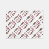 Holiday Nutcracker Lets Go Nuts Fleecedecke (Vorderseite (Horizontal))