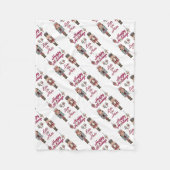 Holiday Nutcracker Lets Go Nuts Fleecedecke (Vorderseite)