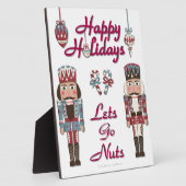 Holiday Nutcracker Lets Go Nuts Fotoplatte (Seite)